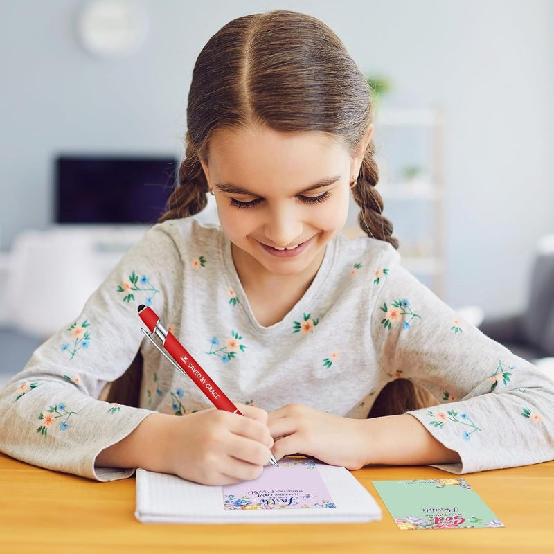 Geyee 24 Pcs Religious Sticky Notes with Funny Pens 3 x 4 Inch to Do List Notepads with Sayings Pen for Valentines Coworkers Nurse Teacher Employee Office Staff Work Team Appreciation Gifts - Image 5